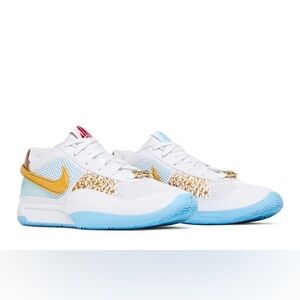 Nike Ja 1 'Chinese New Year' 2024 Dragon White Gold Blue NEW 7 Youth Sneakers